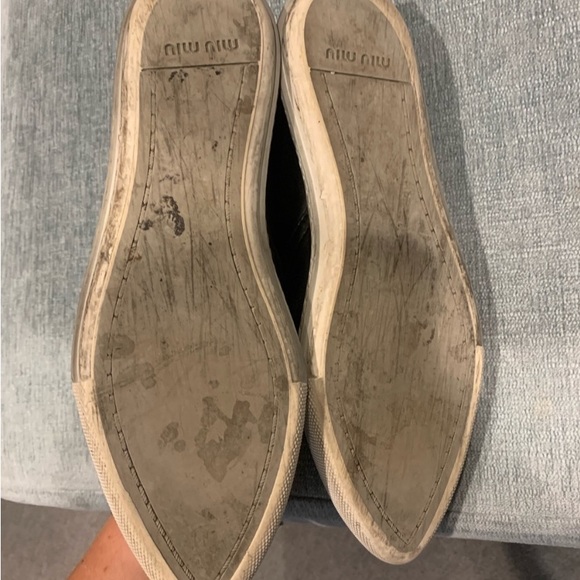 Miu Miu silver cap sneakers - Picture 7 of 8